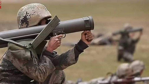 திபெத்தில் சீன ராணுவம் போா்ப் பயிற்சி