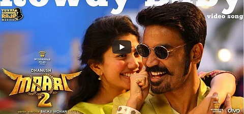 100 கோடி பார்வைகள்: சாதனை எண்ணிக்கையை நெருங்கும் ரெளடி பேபி பாடல்
