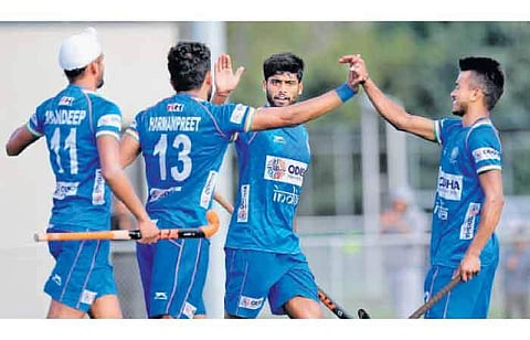 ஹாக்கி டெஸ்ட்: உலக சாம்பியன் பெல்ஜியத்தை வீழ்த்தியது இந்தியா