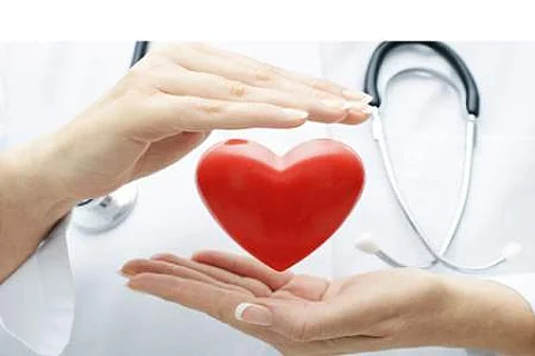 Heart on right side