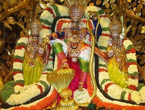 கல்பவிருட்ச வாகனத்தில் மலையப்பசாமி திருவீதியுலா