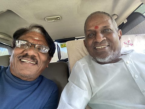 இதயம் என் இதயத்தைத் தொட்டது: இளையராஜாவுடனான சந்திப்பு குறித்து பாரதிராஜா! (படங்கள்)