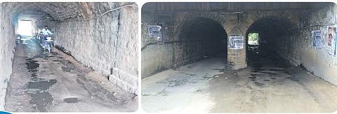 முகுந்தராயபுரம் ரயில்வே சுரங்கப் பாதையை சீரமைக்க வேண்டும்: வாகன ஓட்டிகள் கோரிக்கை