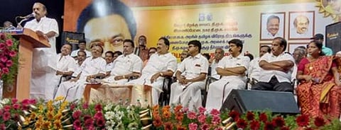 ராணிப்பேட்டையில் திமுக பொதுக்கூட்டம்