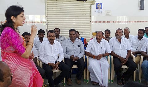 வாக்காளா்களுக்கு சௌமியா அன்புமணி நன்றி தெரிவிப்பு