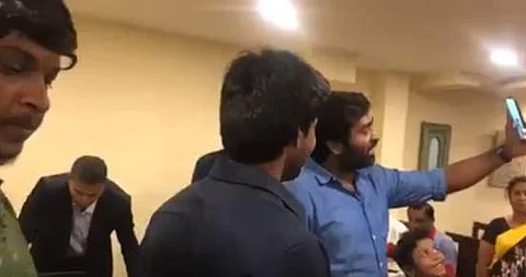 selfie with vijay sethupathi