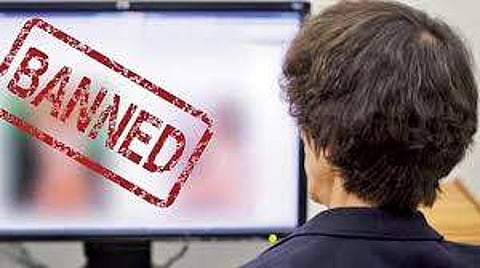 porn sites banned