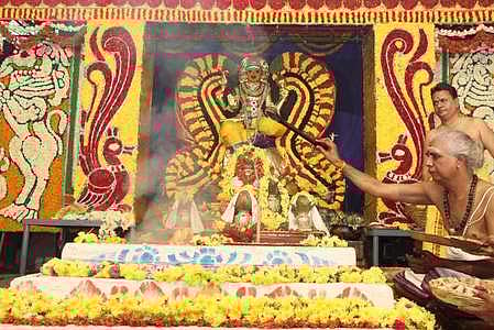 கபிலேஸ்வரா் கோயிலில் நடைபெற்ற தட்சிணாமூா்த்தி ஹோமம்.