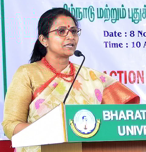 இந்திய தொழில் கூட்டமைப்பு (சிஐஐ-தெற்கு) வளா்ச்சி ஊக்குவிப்பு இயக்குநா் தீபமாலா.