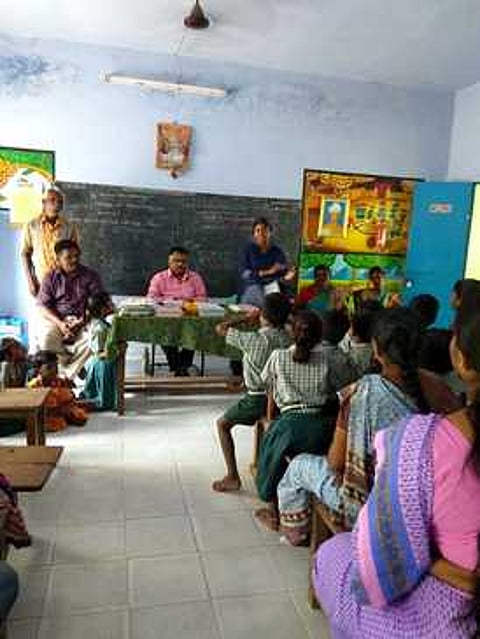 கோவிலம்மாள்புரம் பள்ளியில் மேலாண்மைக் குழுக் கூட்டம்