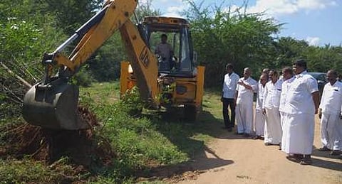 பருவதமலை பக்தா்களுக்கு அடிப்படை வசதிகள்எம்எல்ஏ ஆய்வு