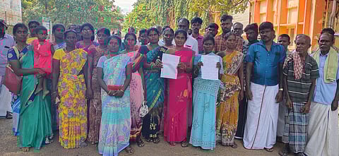 தகுதியானவரை வேட்பாளராக்க பொசுக்குடி கிராமத்தினா் ஆட்சியரிடம் மனு