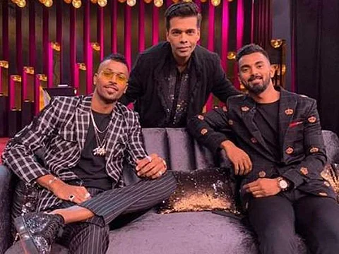 ஹார்திக் பாண்டியா, கே.எல்.ராகுல், கரண் ஜோஹர் மீது வழக்குப் பதிவு