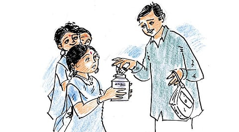 கதைப் பாடல்: சிறுமிகளின் அரிய செயல்!