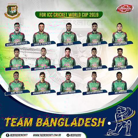 உலகக் கோப்பை: 15 பேர் கொண்ட வங்கதேச அணியில் புதிய வீரர் ஒருவருக்கும் வாய்ப்பு!