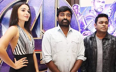 ஏ.ஆர். ரஹ்மான், விஜய் சேதுபதி, ஆண்ட்ரியா, ஏ.ஆர். முருகதாஸ் பங்களிப்பில் வெளிவரவுள்ள அவெஞ்சர்ஸ்: எண்ட் கேம் படம்!