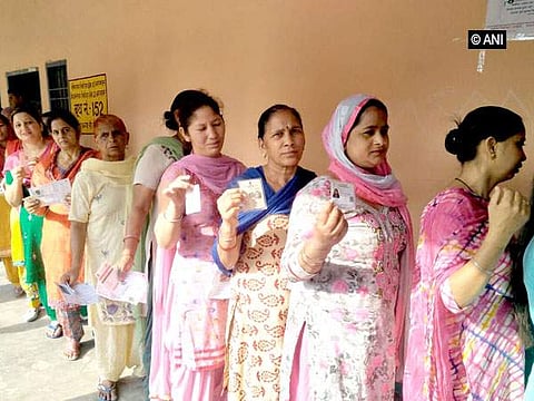 6-ஆவது கட்ட மக்களவைத் தேர்தல்: 7 மணி வாக்குப்பதிவு நிலவரம்