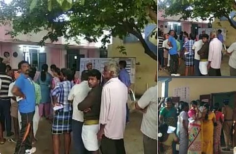 4 சட்டப்பேரவைத் தொகுதி இடைத்தேர்தல்: தமிழகத்தில் வாக்குப்பதிவு தொடங்கியது