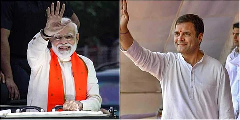 வாராணசியில் முந்துகிறார் மோடி; ராகுல் வயநாட்டில் முன்னிலை - அமேதியில் இழுபறி