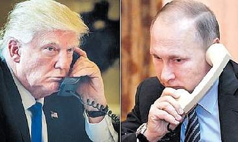 சீனாவுடன் அணு ஒப்பந்தம்: டிரம்ப் - புதின் ஆலோசனை