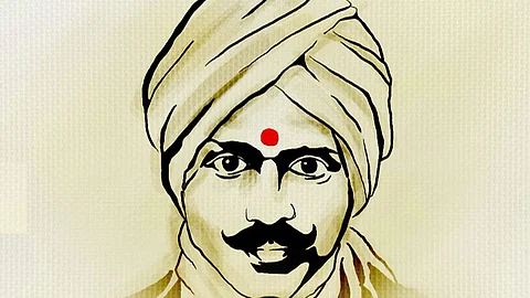 பாரதியாருக்கு காவி நிறத் தலைப்பாகை: பன்னிரெண்டாம் வகுப்பு பாடப் புத்தகத்தால் சர்ச்சை