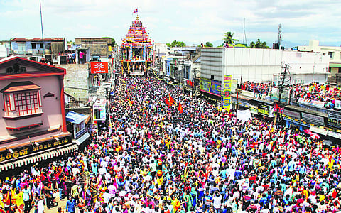 நெல்லையப்பர் கோயில் ஆனித் தேரோட்டம்: லட்சக்கணக்கானோர் தரிசனம்