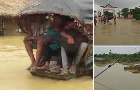 நேபாளத்தில் கனமழை மற்றும் வெள்ளத்தால் இயல்பு வாழ்க்கை முடக்கம்