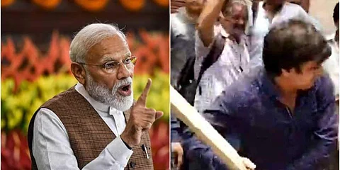 அதிகாரியை தாக்கிய பாஜக எம்எல்ஏ: யாருடைய மகனாக இருந்தாலும் ஏற்றுக்கொள்ள முடியாது என மோடி கண்டனம்