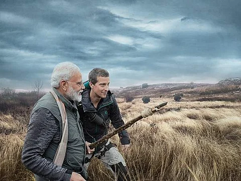மேன் Vs வைல்ட் புகழ் பியர் கிரில்ஸ் நிகழ்ச்சியில் பிரதமர் மோடி பங்கேற்பு