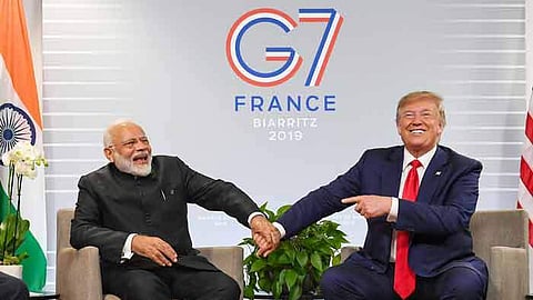 பிரதமர் நரேந்திர மோடி - அமெரிக்க அதிபர் டிரம்ப்.