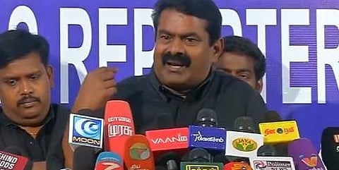 சினிமாவில் ரஜினிகாந்துக்கு அடுத்த நிலையில் விஜய் இருக்கிறார்: சீமான்