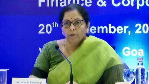 ஜிஎஸ்டி கௌன்சில் கூட்டத்துக்கு முன்பாக செய்தியாளர்களைச் சந்தித்த மத்திய நிதியமைச்சர் நிர்மலா சீதாராமன்