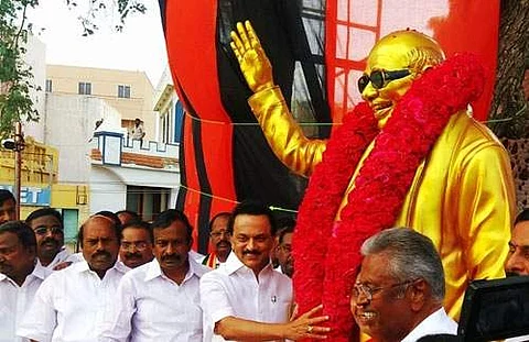கருணாநிதியின் வாழ்க்கையே போராட்டம் தான்: மு.க.ஸ்டாலின் உருக்கமான பேச்சு