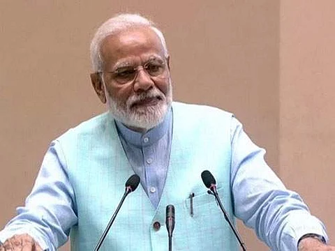 'கர்வி குஜராத் பவனை' திறந்து வைத்தார் பிரதமர் நரேந்திர மோடி!
