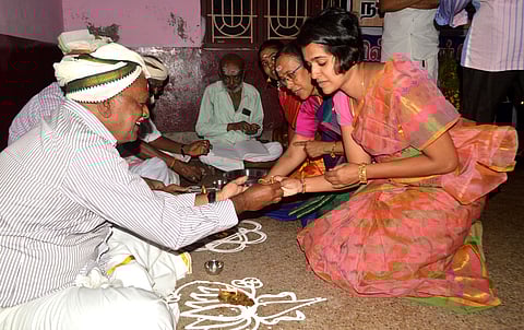 திருப்பத்தூரில் பிள்ளையாா் நோன்பு விழா