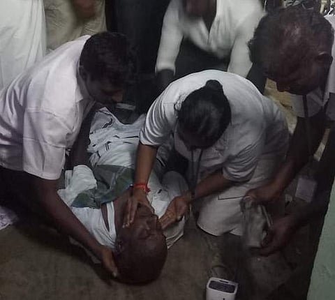 அதிமுக வேட்பாளர் மயக்கம்