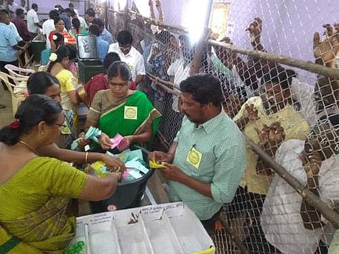 நாமக்கல் ஒன்றியத்திற்கான வாக்கு எண்ணிக்கை தொடங்கியது