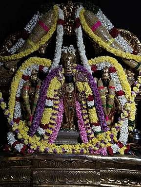 சிறப்பு அலங்காரத்தில் ரத்தினகிரி பாலமுருகன்.