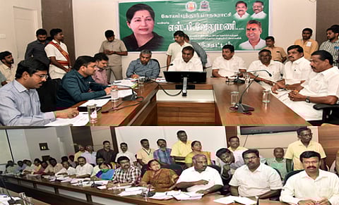 மாவட்டத்தில் ரூ. 2 ஆயிரம் கோடியில் சாலை மேம்பாட்டுப் பணிகள்: அமைச்சா் தகவல்