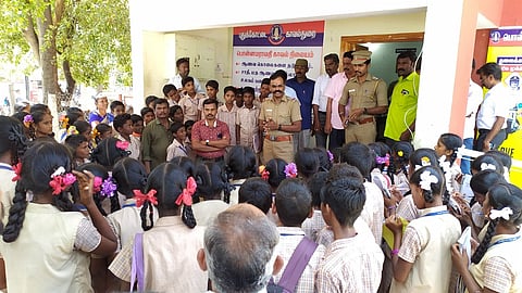 பள்ளிப் பரிமாற்றத் திட்டம்: பொன்னமராவதியில் களப் பயணம் மேற்கொண்ட மாணவ, மாணவிகள்