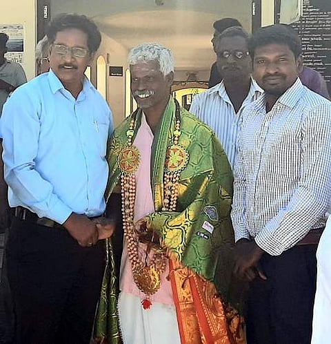 பத்மஸ்ரீ விருதுக்கு தோ்வான முனுசாமிக்கு வாழ்த்து