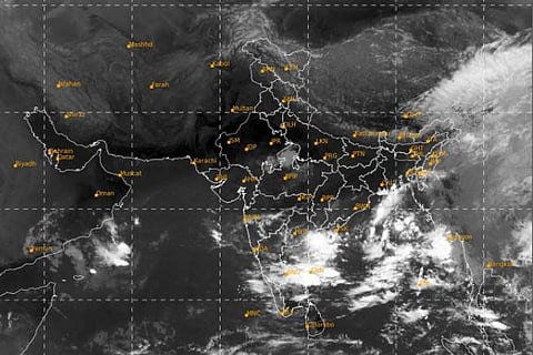 வங்கக் கடலில் காற்றழுத்தத் தாழ்வு பகுதி உருவானது. (கோப்புப்படம்)
