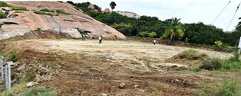 புதிதாக கட்டப்படவுள்ள எரிதகன மேடை அமையவுள்ள இடம்.