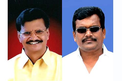 தேனி தெற்கு மாவட்ட பொறுப்பாளா் நா.ராமகிருஷ்ணன்-தேனி வடக்கு மாவட்ட பொறுப்பாளா் தங்க.தமிழ்ச்செல்வன்.