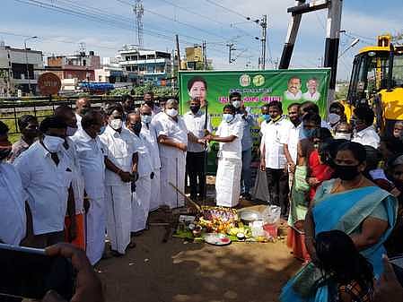 வளர்ச்சிப் பணிகள் தொடங்கி வைத்தார் சட்டப் பேரவை உறுப்பினா் கே.என்.விஜயகுமாா்.