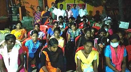 குன்னப்பட்டு கிராமத்தில் இருந்து கலந்துரையாடலில் பங்கேற்ற பாமக-வினா்.