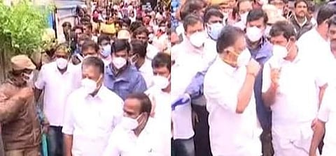 தரமணி பகுதியில் ஆய்வு மேற்கொண்ட துணை முதல்வர் ஓபிஎஸ்