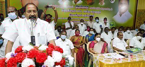 தமிழகத்தில் மீண்டும் அதிமுக ஆட்சி அமைக்கும் அமைச்சா் தங்கமணி