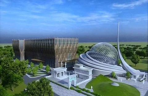 அயோத்தியில் கட்டப்படும் மசூதி, மருத்துவமனை உள்ளிட்டவற்றின் வடிவமைப்பு.