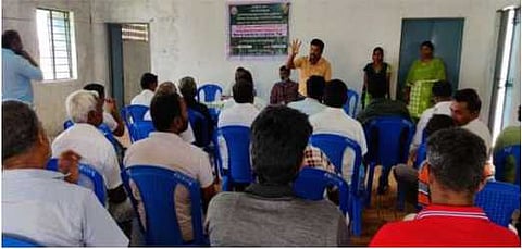 சிவம்பட்டியில் மானாவாரி வேளாண்மை பயிற்சி